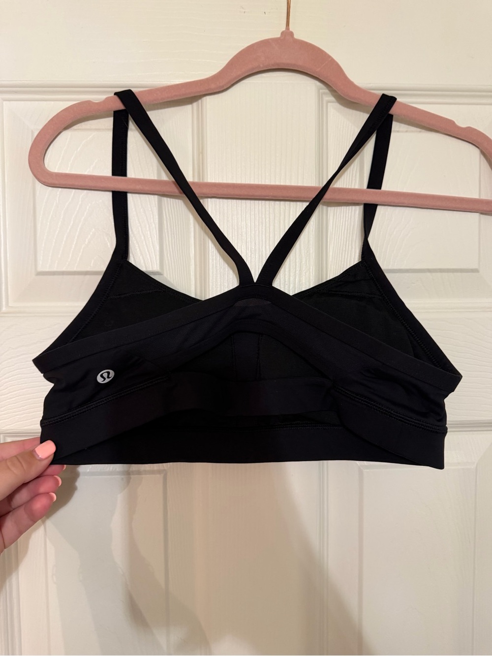 lululemon athletica Black Strappy Support Sports Bra - Picture 3 of 3